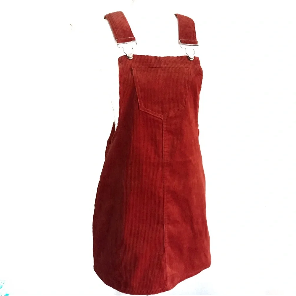 #034 - NWT J For Justify Corduroy Overall Dress. - Picture 3 of 9